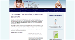 Desktop Screenshot of hilft-gegen-pickel.de
