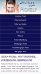 Mobile Screenshot of hilft-gegen-pickel.de